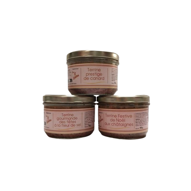 Terrine 180g " Les 3 Llatas " au choix