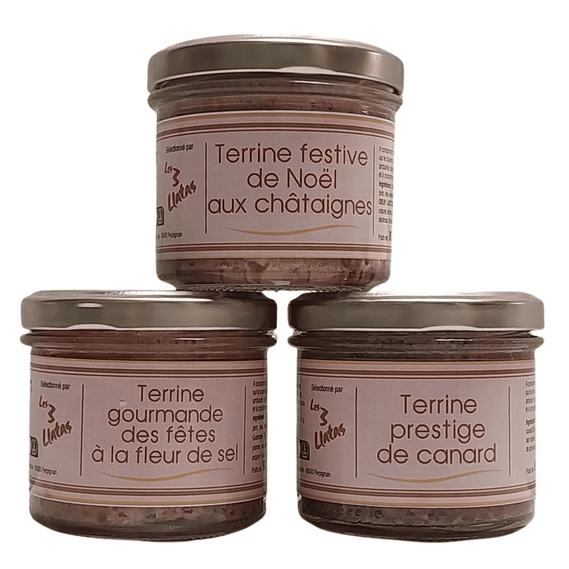 Terrine 90g " Les 3 Llatas " au choix