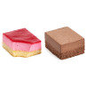 Carré chocolat ou framboise 50 G