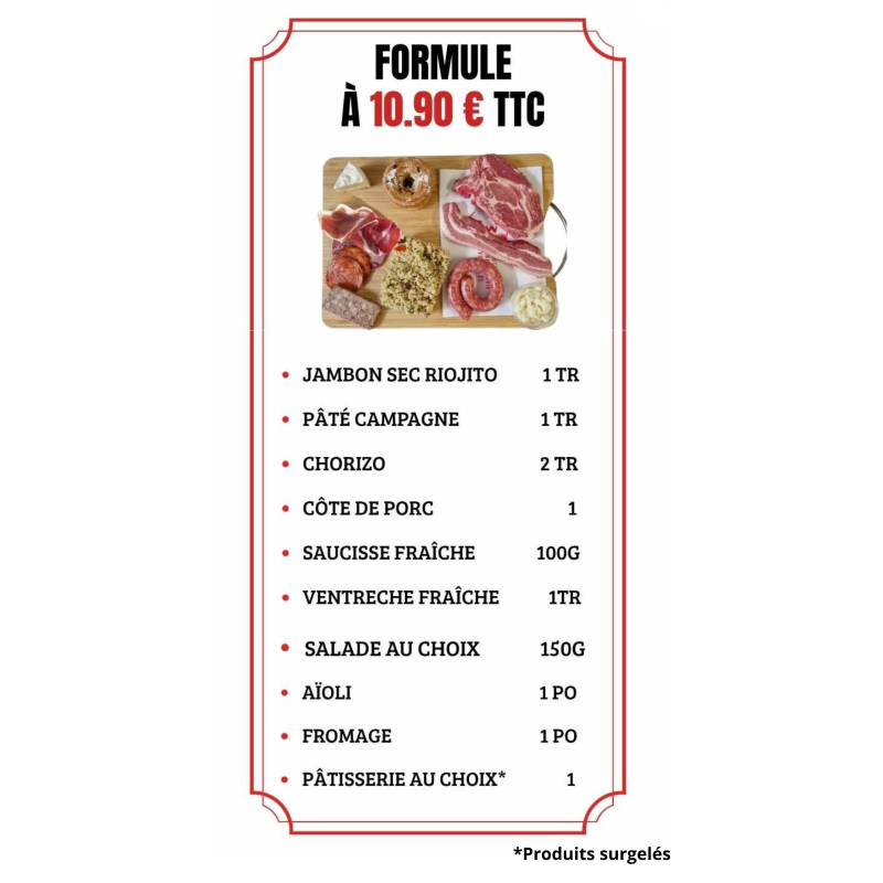 Menu grillade Les 3 Llatas à Perpignan