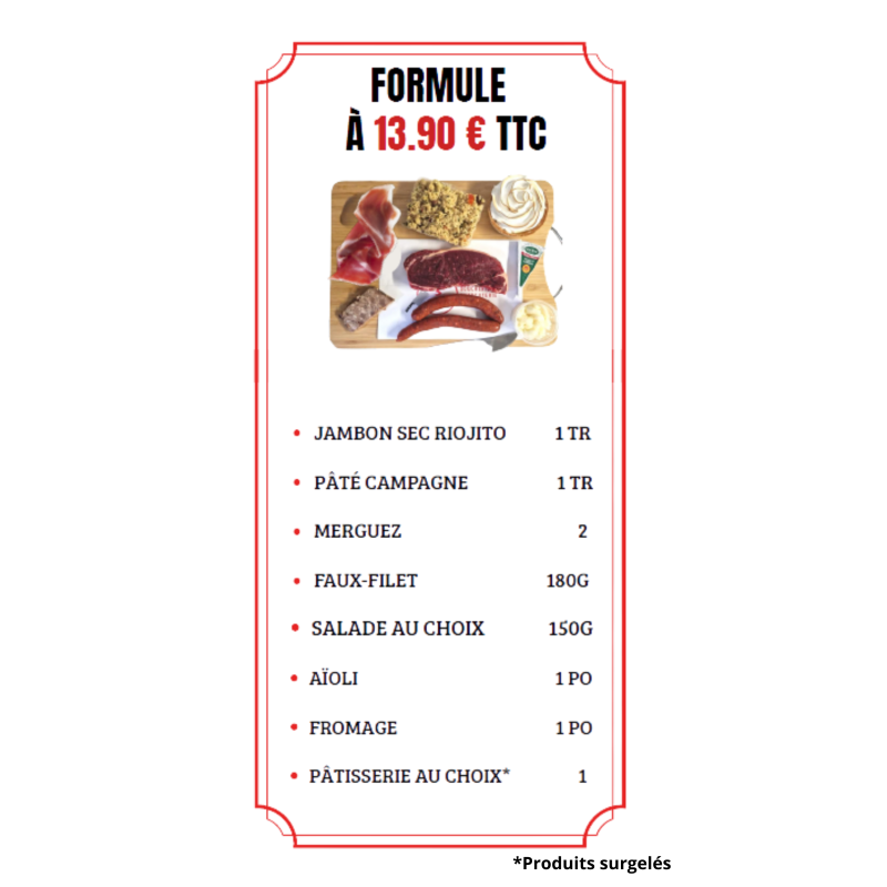 Menu grillade des 3 Llatas à Perpignan