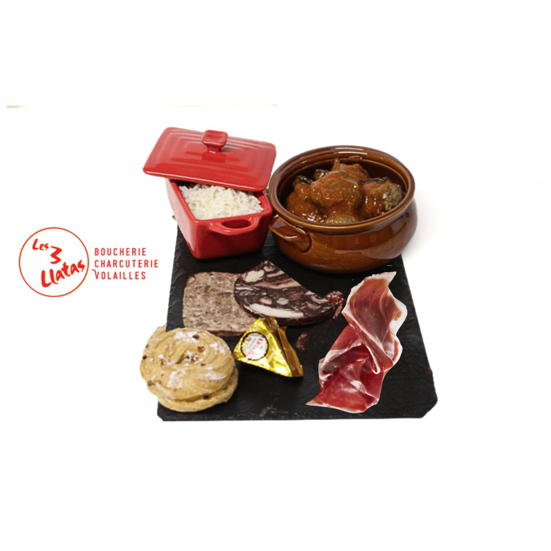 Menu à réchauffer des 3 Llatas à Perpignan