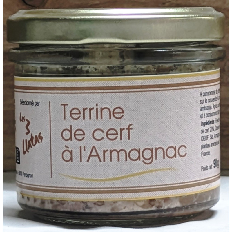 Terrine 90g " Les 3 Llatas " au choix