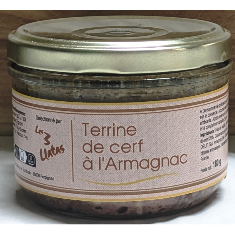 Terrine 180g " Les 3 Llatas " au choix