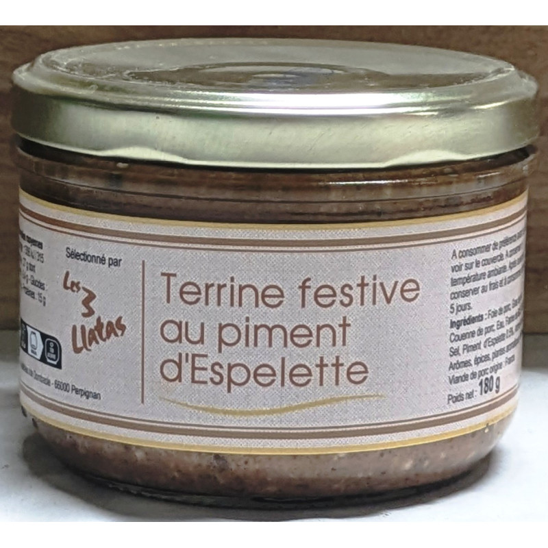 Terrine 180g " Les 3 Llatas " au choix